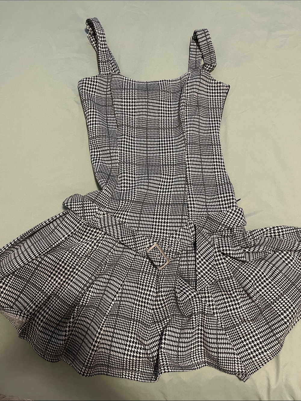 Forever 21 Black and White Houndstooth Dress